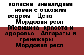 коляска  инвалидная новая с отхожим ведром › Цена ­ 4 000 - Мордовия респ. Медицина, красота и здоровье » Аппараты и тренажеры   . Мордовия респ.